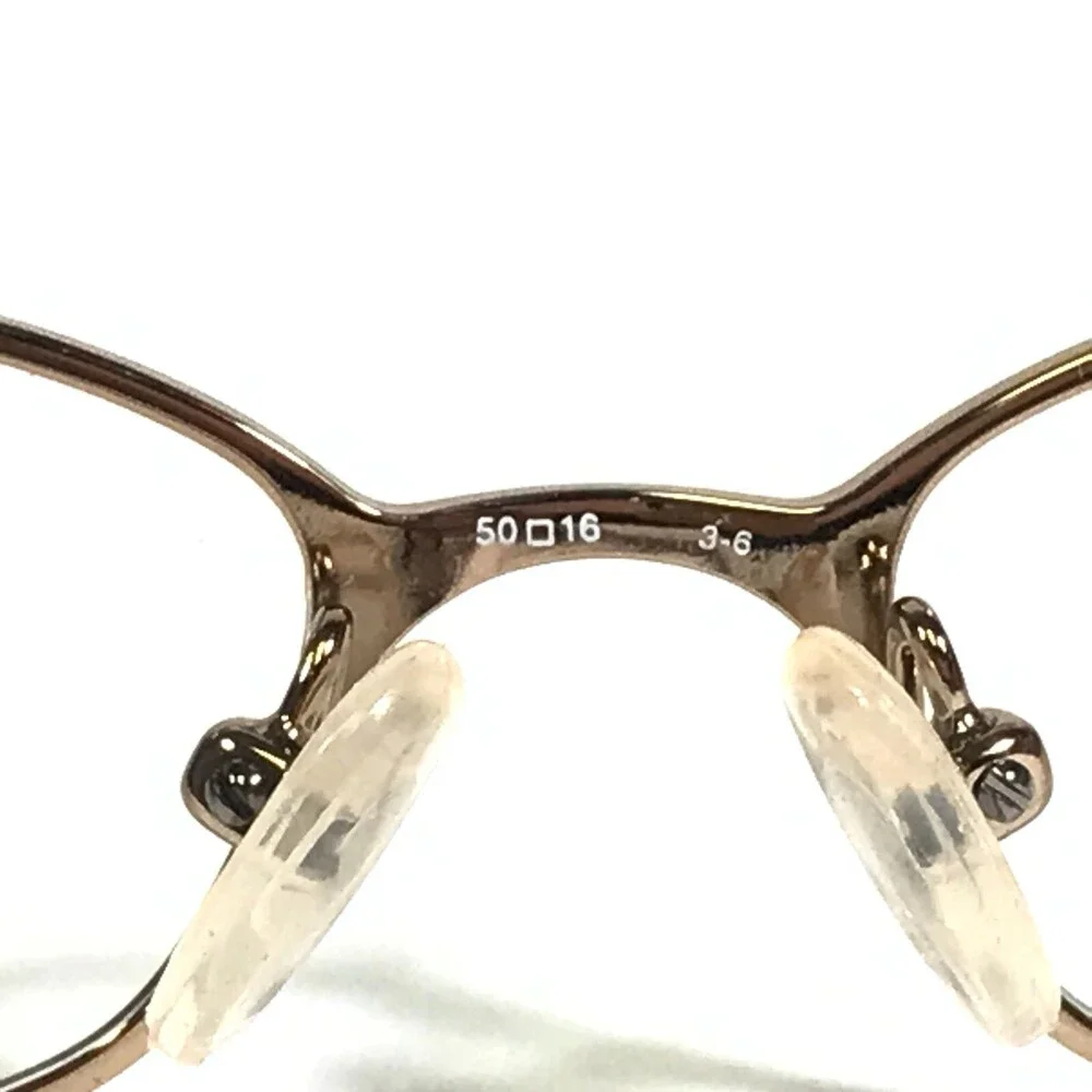 Nine West Eyeglasses Frames 90 01F5 Brown Round Cat Eye Full Rim 50-16-145